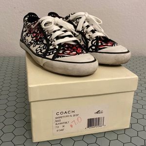 Coach Barrett Poppy Floral Sneaker